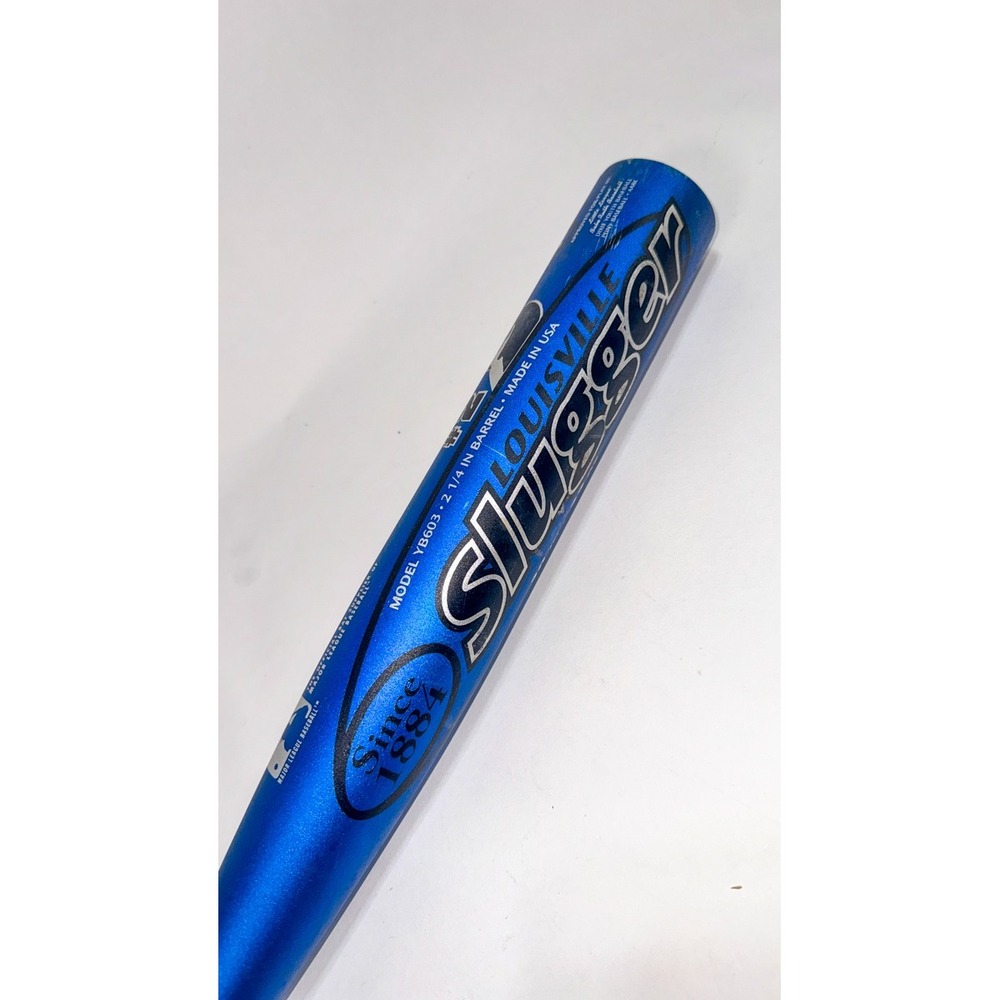 Louisville Slugger Omaha Derek Jeter Metal Baseball Bat 30" 22oz YB603 Blue - Picture 4 of 6